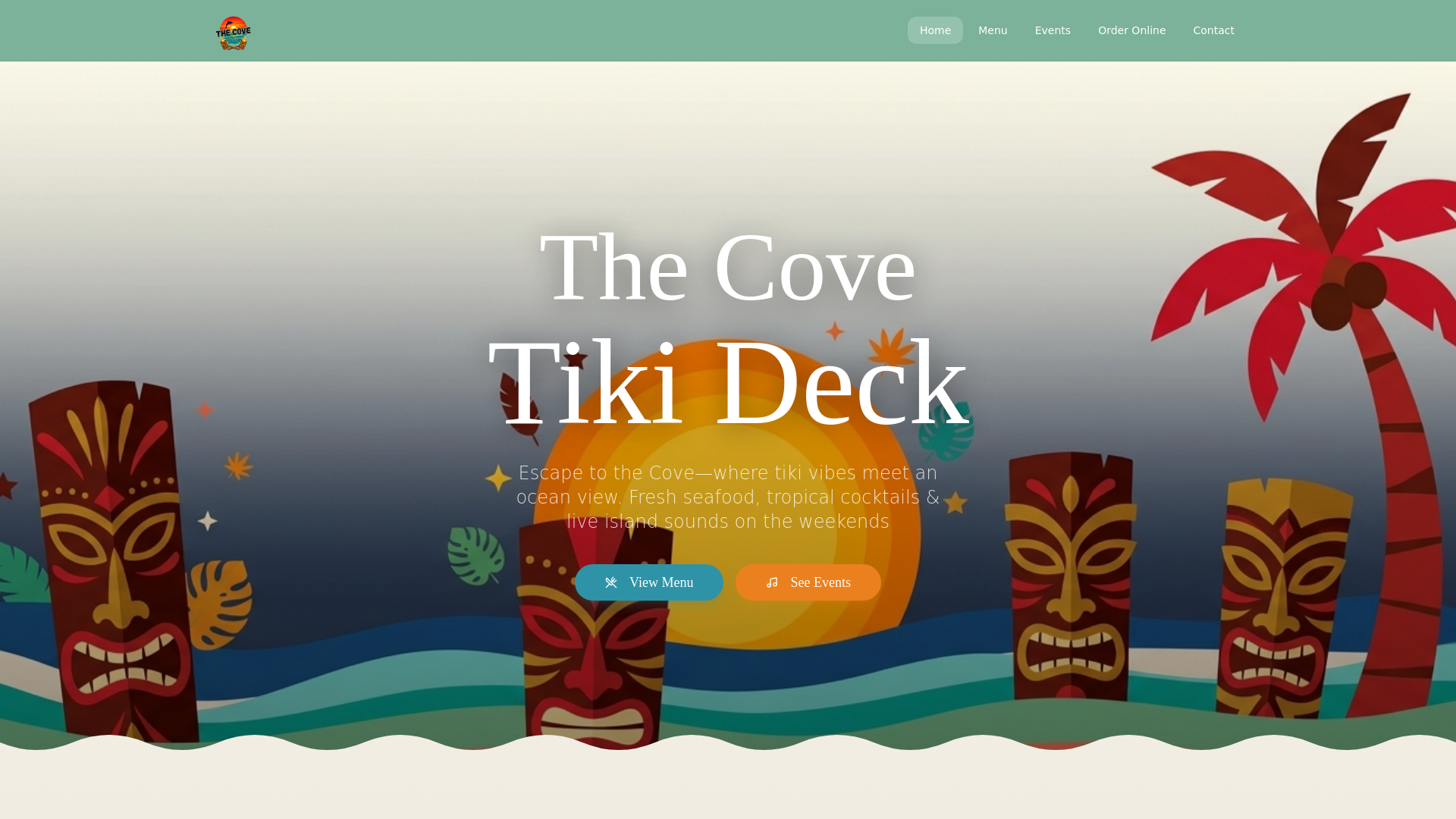 Photo of The Cove Tiki Deck